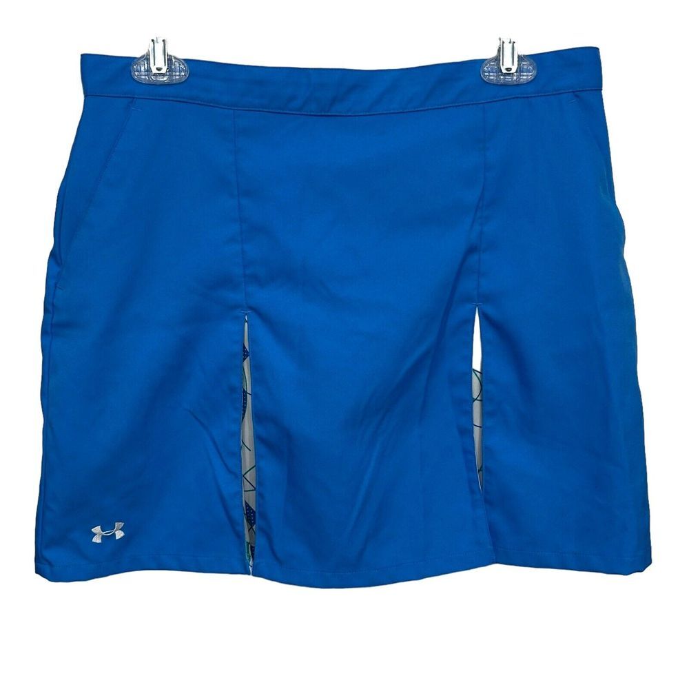 Under Armour Performance Sports Skirt Tennis Size 6 Pockets RN 96510 Logo Skort